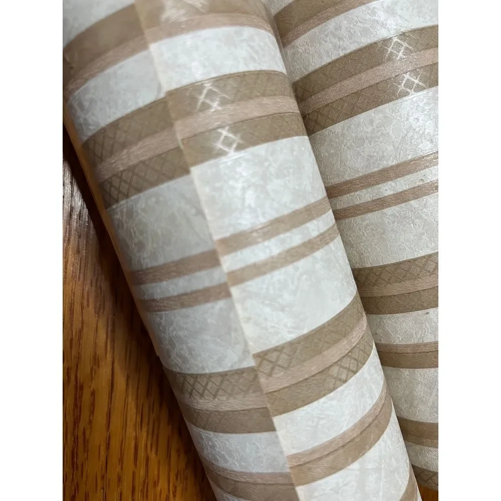 2‎ rolls of A.S. Creation Der Zauber Vinyl Striped Wallpaper Germany